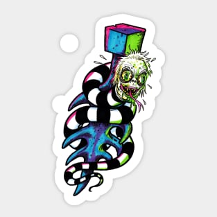 beetlejuice tattoo ting Sticker